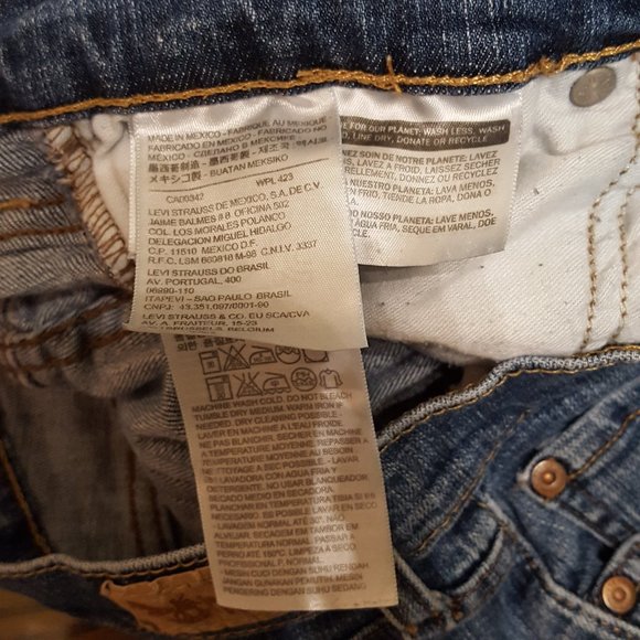 Levi's 505 Jeans Straight Leg Size 12M (W31 L32) - Picture 10 of 14